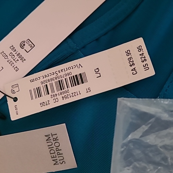 Victoria's Secret Player Legacy Sports bra. Teal size XL. - Picture 3 of 5